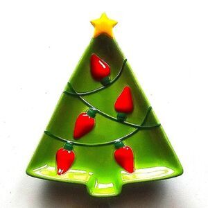 Home Hallmark Small Christmas Tree And Decorations Small Dish